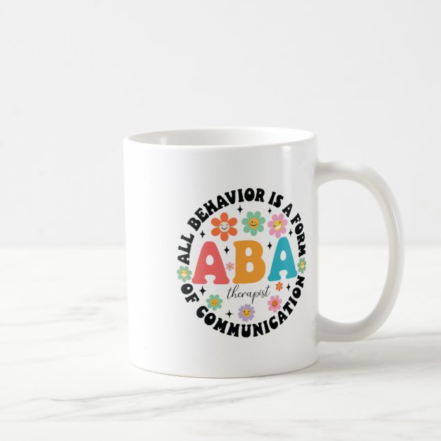 Aby Therapist Behavior Analyst Autism Therapy RBT Kaffemugg (Höger)