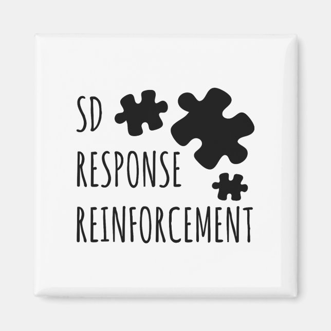 Aby Therapist Sd Reinforcement Response beteende A Magnet (Framsidan)