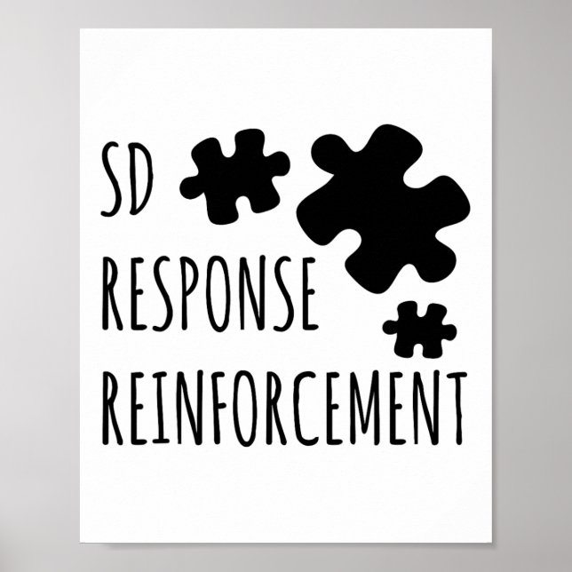 Aby Therapist Sd Reinforcement Response beteende A Poster (Framsidan)