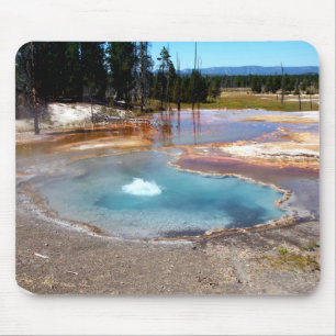 Abyss Bassäng Hett Vår Yellowstone nationalpark Musmatta