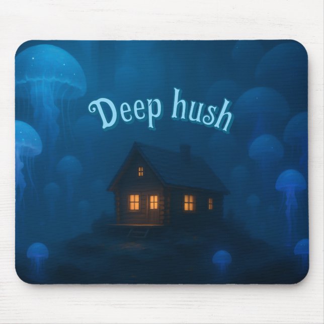 Abyssal Cabin mellan Jellyfish Mousepad Musmatta (Framsidan)