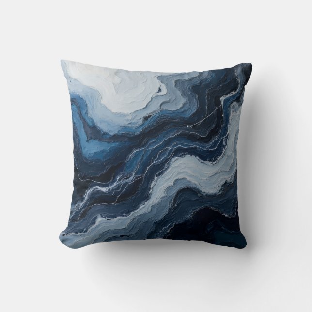 "Abyssal Flow" Kudde (Framsida)