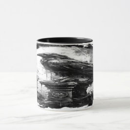 Abyssal Gaze Heavy Metal Raven Skull Mugg