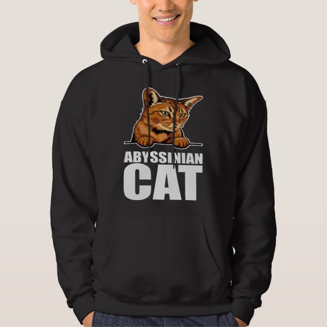 Abyssinian  Abyssinian cat  Abyssinian mom  7 Hoodie (Framsida)