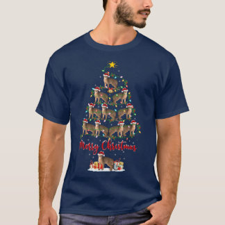 Abyssinian Älskare Matching Santa Abyssinian Chris T Shirt