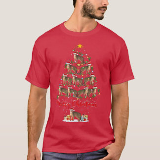 Abyssinian Älskare Matching Santa Abyssinian Chris T Shirt