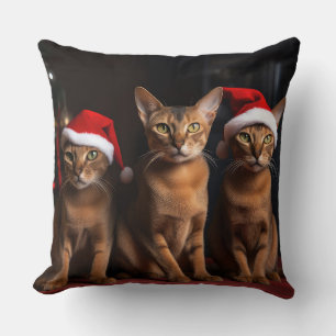 Abyssinian av julgranen kudde