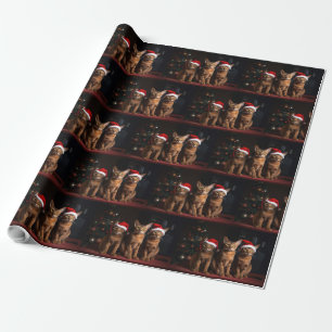 Abyssinian av julgranen presentpapper