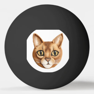 Abyssinian Cat 3D Inspired Pingisboll