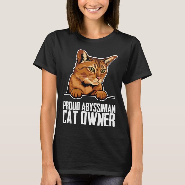 Abyssinian cat  Abyssinian  Abyssinian kitten  1 T Shirt (Framsida)