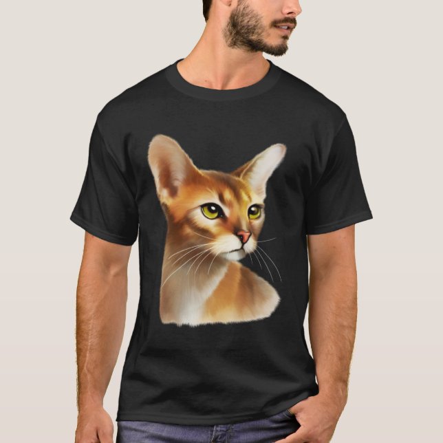 Abyssinian Cat Cat   1 T Shirt (Framsida)