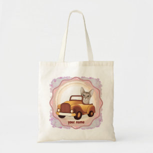Abyssinian Cat Driving Car Tygkasse