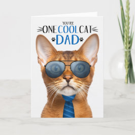 Abyssinian Cat Fars dag 1 Coola Katt Helgkort