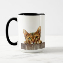 Abyssinian Cat Mugg