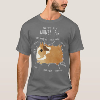 Abyssinian Guinea Gris Anatomy 2 T Shirt