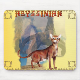 Abyssinian katt Mousepad Musmatta