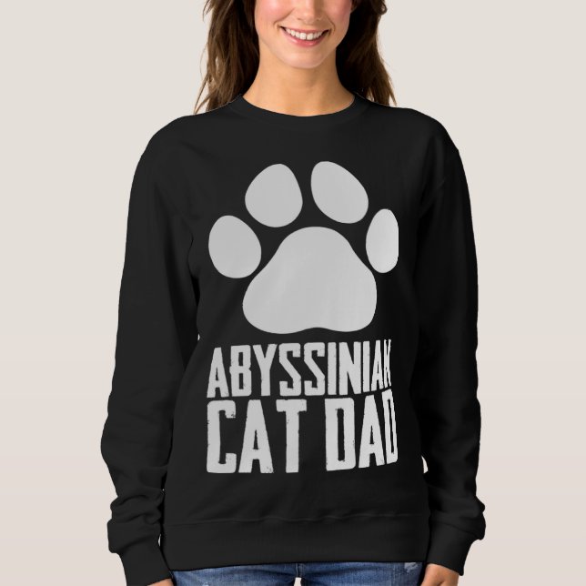 Abyssinian kitten  Abyssinian mom  Abyssinian dad  T Shirt (Framsida)