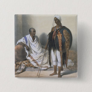 Abyssinian präst och krigare, illustration från ', knapp