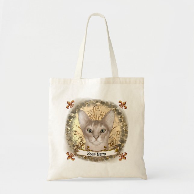 Abyssinsk Fleur De Lis  Tygkasse (Framsidan)