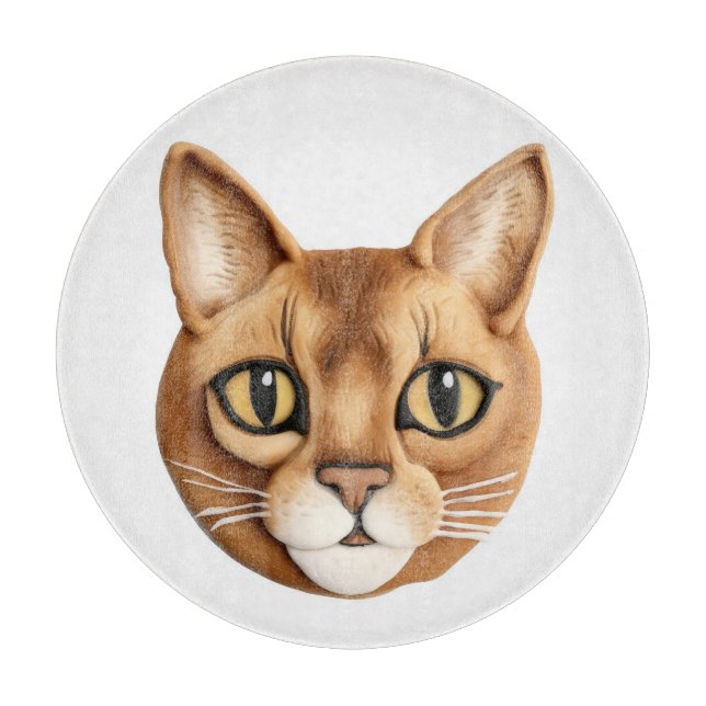 Abyssinsk katt 3D-inspirerad (Framsidan)