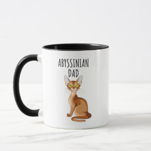 Abyssinsk kattpappa mugg