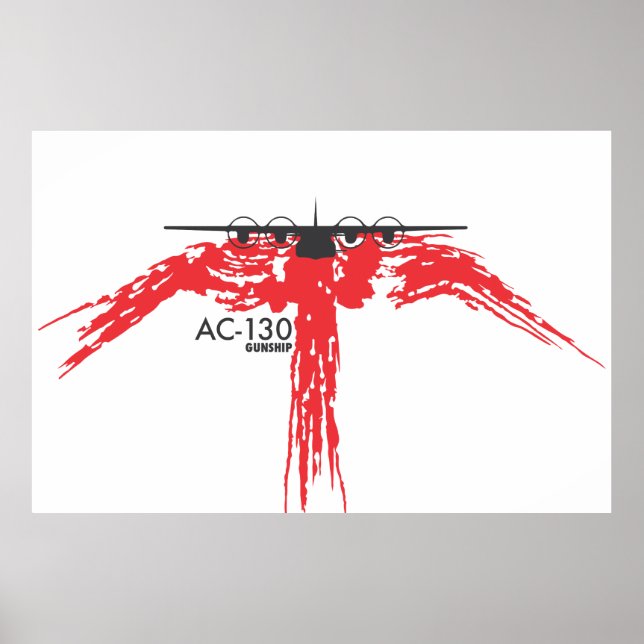 AC-130 Gunship Poster (Framsidan)