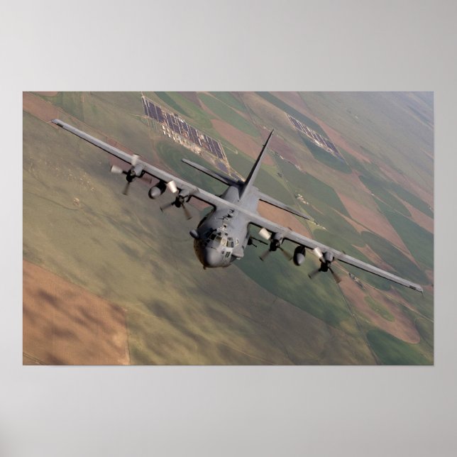 AC-130-specialflygplan Poster (Framsidan)