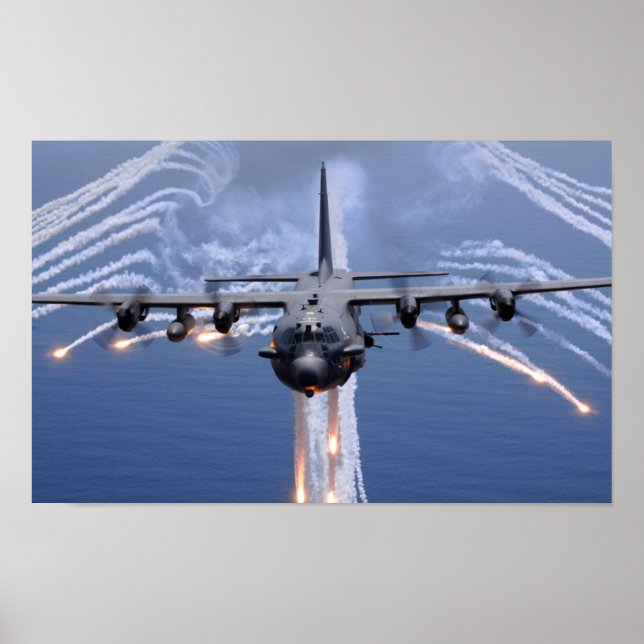 AC-130 Specter Gunship Poster (Framsidan)
