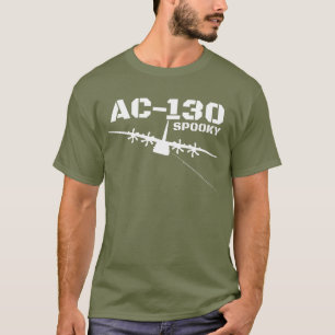 AC-130 Spooky Gunship Military Airplane Spooky T Shirt