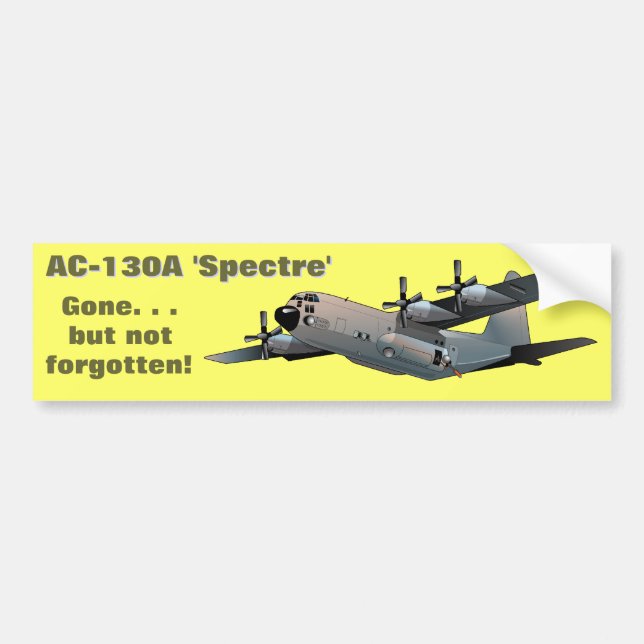 AC-130A 'Specter' Bildekal (Framsidan)