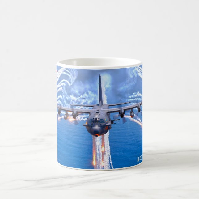 AC-130H SPECTER Flares! Kaffemugg (Center)