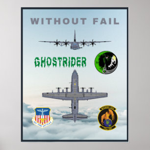 AC-130J Gunship Poster