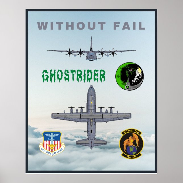 AC-130J Gunship Poster (Framsidan)