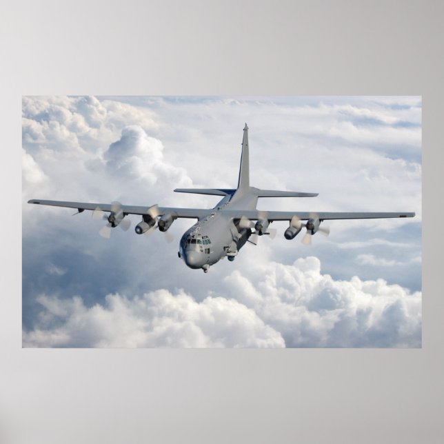 AC-130U Gunship Aircraft Poster (Framsidan)