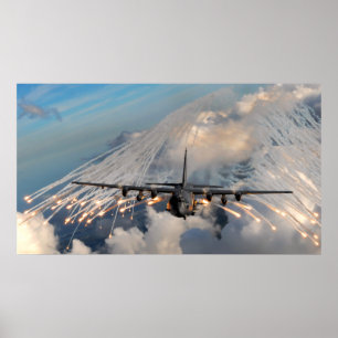 AC-130U Gunship Poster