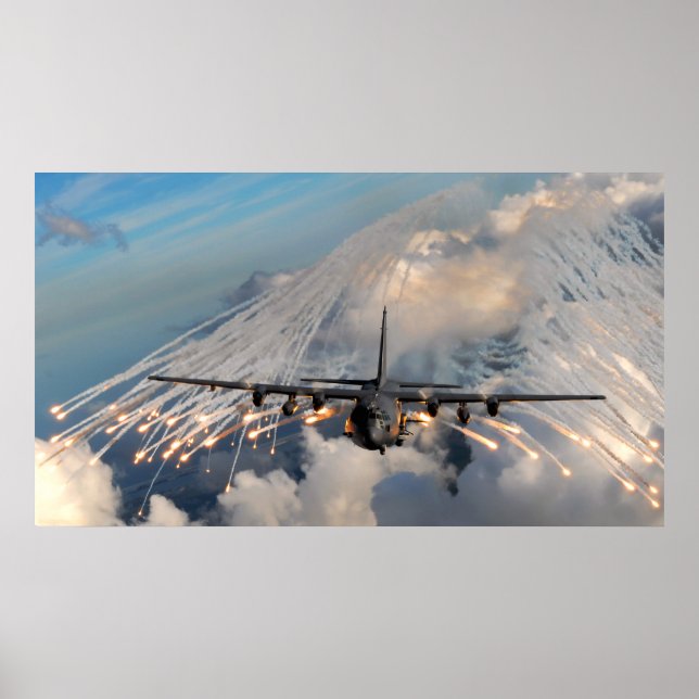 AC-130U Gunship Poster (Framsidan)