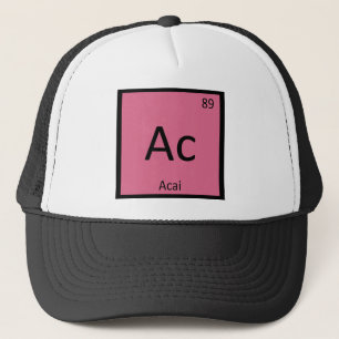 Ac - Acai Bär Kemi Periodiska Systemet Symbol Truckerkeps