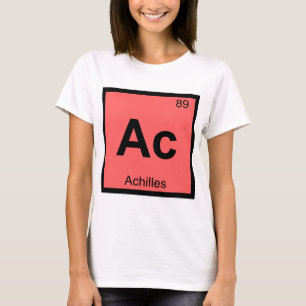 Ac - Akilles Grekisk kemi Periodiska systemet Tee Shirt