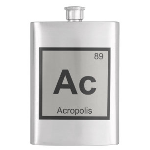 Ac - Akropolis Arkitektur Kemisymbol Fickplunta