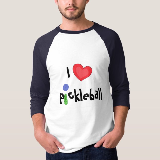 AC älskar jag pickleballskjortan Tee (Framsida)