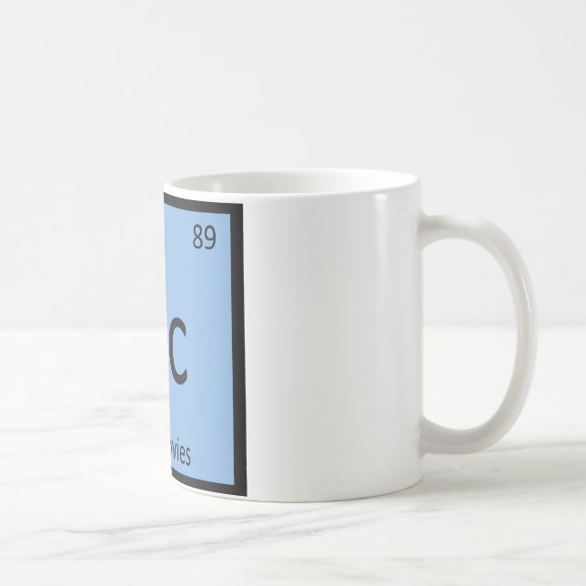 Ac - Ansjovis Fisk Kemi Periodiska Systemet Kaffemugg (Höger)