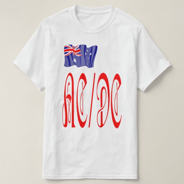 AC/DC-musik T Shirt (Design framsida)