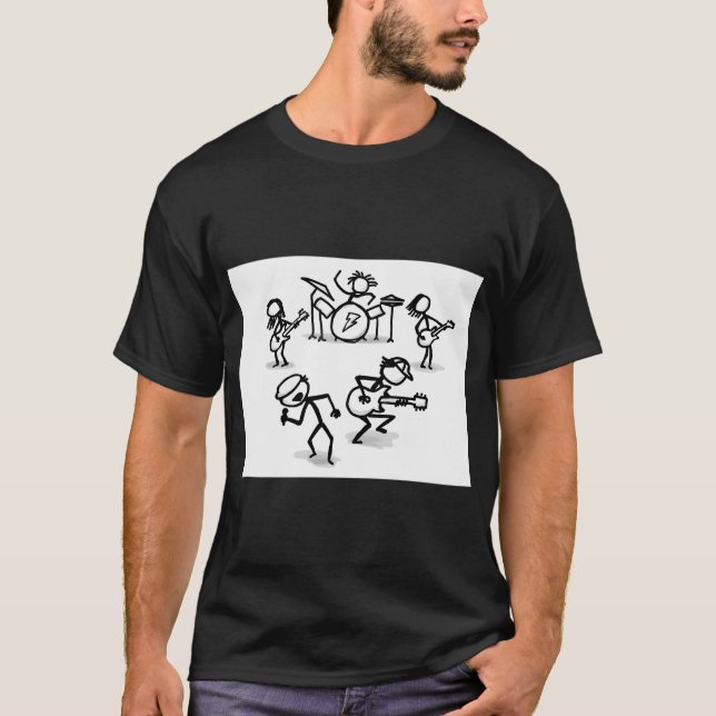 AC/DC på konsert T Shirt (Framsida)