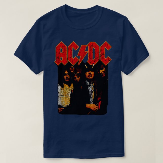 Ac Dc-Vintage T Shirt (Design framsida)