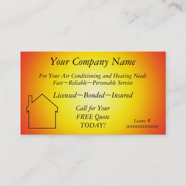 AC-/Heating/Solar~Applianceleverantörbuss. Kort (Framsida)