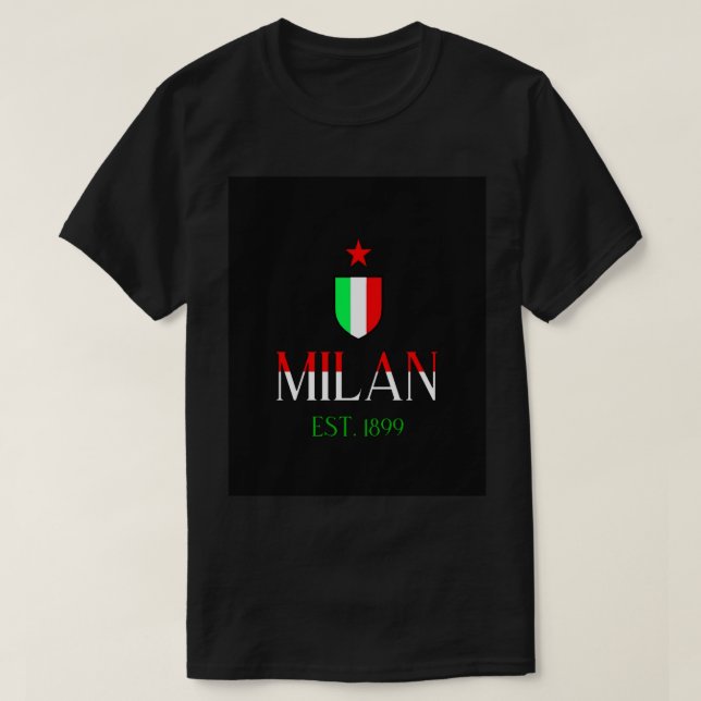 Ac Milan Graphic T Shirt (Design framsida)