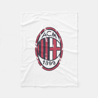 Ac milan retro-märkt fleecefilt