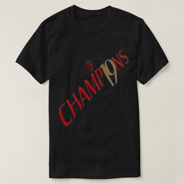 Ac Milan, vi är Champions 19 2022 T Shirt (Design framsida)