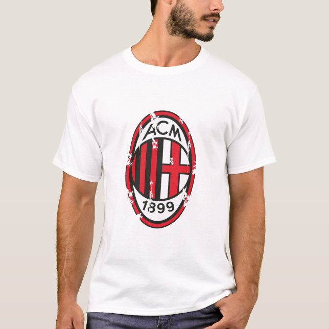 Ac milan vintage t shirt (Framsida)