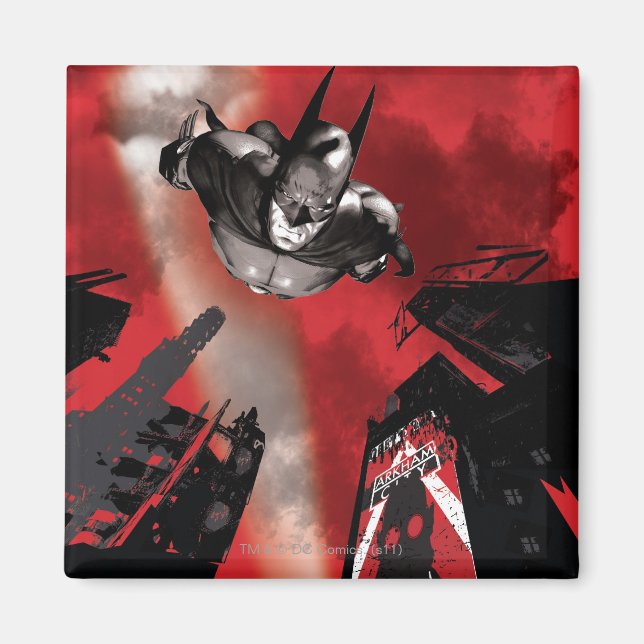 AC-Poster - Batman-flygning Magnet (Framsidan)